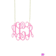 Large Acrylic Monogram - Аксессуары - $70.00  ~ 60.12€