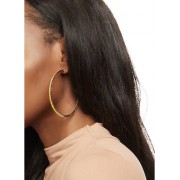 Large Rhinestone Hoop Earrings - Earrings - $5.99 