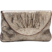 Lauren Merkin Ava Women's Fashion Clutch Black Pewter Metallic - Clutch bags - $315.00 