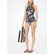 Leaf Halter Maillot - Kostiumy kąpielowe - $350.00  ~ 300.61€
