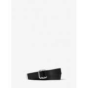 Leather Double-Ring Belt - Remenje - $68.00  ~ 58.40€