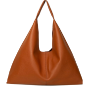 Leather tote marron - Hand bag - $49.99 