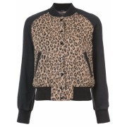 Leopard Print Bomber Jacket - Myファッションスナップ - $297.00  ~ ¥33,427