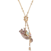 Les Nereides siamese cat necklace - Ожерелья - 