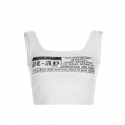 Letter printed elastic pit sling - Košulje - kratke - $17.99  ~ 114,28kn