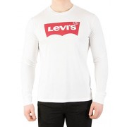 Levi's Men's Longsleeved Graphic T-Shirt, White - Shoes - $41.95 