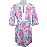 Lilly Pulitzer Dylan Tunic Hotty Pink Scorpion Bowl Print - Túnicas - $94.99  ~ 81.59€