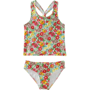 Lilly Pulitzer Girls Tessa Tankini Resort White Mini Garden By The Sea - Kostiumy kąpielowe - $38.57  ~ 33.13€