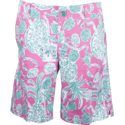 Lilly Pulitzer Resort Bermuda Shorts Hotty Pink Scorpion Bowl - Shorts - $69.99 