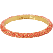 Lilly Pulitzer Women's Basket Case Skinny Bangle Pink Salmon - Bracelets - $28.00 