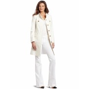 Lilly Pulitzer Women's Camilla Coat White Spring Boucle - Jacket - coats - $368.00 