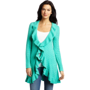 Lilly Pulitzer Women's Shere Sweater Coat Lagoon Green - Jacket - coats - $174.00 