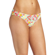 Lilly Pulitzer Women's Surfs Up Bikini Bottom, Resort White Mini Garden By The Sea, X-Large - Kostiumy kąpielowe - $68.00  ~ 58.40€