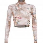 Little Angel Printed Mesh Long Sleeve T- - Košulje - kratke - $19.99  ~ 126,99kn