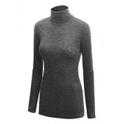 Lock and Love LL Womens Lightweight Long Sleeve Rib Turtleneck Top Pullover Sweater - Made In USA - Košulje - kratke - $22.79  ~ 144,78kn