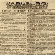 London Times article 1840 edition - Texte - 