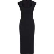 Longuette dress in cady - Dresses - $1,995.00 