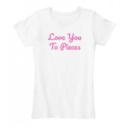 Love You To Pieces Pink Tee - Майки - короткие - $22.99  ~ 19.75€