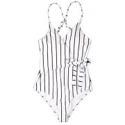 LuckyMore Womens Fashion Stripe One-Piece Swimsuit Beach Swimwear Bathing Suit - Kupaći kostimi - $19.99  ~ 17.17€