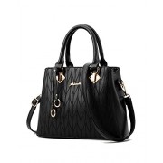 Luxury Leather Finalize Design Female Work Place Convertible Shoulder Bags Top Tote Handbag - Bag - $35.00 