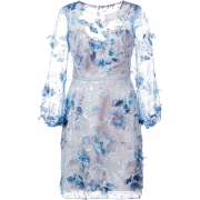 MARCHESA NOTTE embroidered floral dress - Kleider - 
