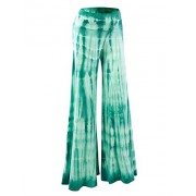 MBJ Womens Comfy Chic Solid Tie-Dye Palazzo Pants - Made in USA - Pants - $25.64 