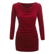 MBJ Womens Long Sleeve Cowl Neck Pullover Tunic Top - Made In USA - Košulje - kratke - $25.64  ~ 162,88kn