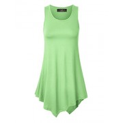 MBJ Womens Sleeveless Comfy Tunic Tank Top with Various Hem - Made in USA - Košulje - kratke - $21.36  ~ 135,69kn