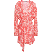 MELISSA ODABASH Printed voile coverup - 连衣裙 - 