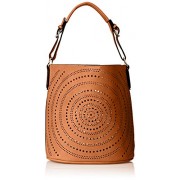 MG Collection Calista Perforated Shoulder Bag - Accessories - $29.99 