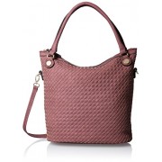 MG Collection Cutout Woven Bucket Bag - Hand bag - $45.60 