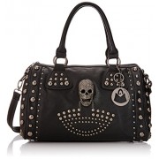 MG Collection Howea Gothic Studded Doctor Shoulder Bag - Accessories - $45.50 