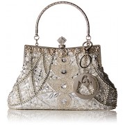 MG Collection Louise Beaded and Sequined Evening Bag - Accessories - $29.99 