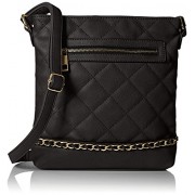 MG Collection Quilted Messenger Bag - Accessories - $37.76 