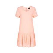 MINKPINK Drop Waist Peach Pink Short Sleeve Skirted Tee Dress - Obleke - $49.99  ~ 42.94€