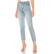 MINKPINK Womens The Youth Scando Jeans In Vintage Blue - Pantalones - $44.99  ~ 38.64€