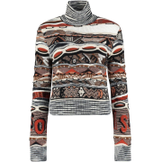 MISSONI Roll-neck Layered Knitted Jumper - Пуловер - 