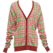 MOLLY GODDARD cotton checked cardigan - Cardigan - 