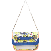 MSGM FLORAL PRINT SHOULDER BAG - Messenger bags - 