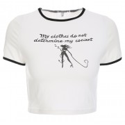 MY CLOTHES DOES NOT DETERMINE MY CONSENT - Koszulki - krótkie - $15.99  ~ 13.73€