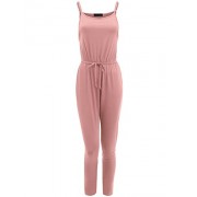 Made By Johnny Womens Sleeveless Elastic Waist Knit Long Jumpsuit - Pants - $32.79 