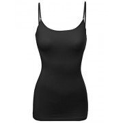 Made by Emma MBE Women's Solid Scoop Neck Spaghetti Adjustable Strap Cami - Košulje - kratke - $7.99  ~ 50,76kn