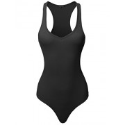 Made by Emma Women's Classic Solid Sleeveless V-Neck Bodysuit - Biancheria intima - $7.98  ~ 6.85€
