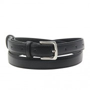 Maikun Womens Skinny Leather Belt Solid Color Pin Buckle Simple Belts - Belt - $8.99 