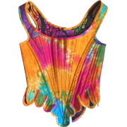 Mane Mane Tie-Dye Corset - Рубашки - короткие - 