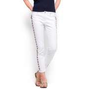 Mango Women's Azteca Cropped Jeans White - Traperice - $54.99  ~ 349,33kn