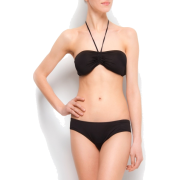 Mango Women's Bandeau Top Soft Black - Kostiumy kąpielowe - $29.99  ~ 25.76€
