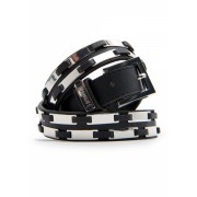 Mango Women's Belt Badges Black - Cinturones - $29.99  ~ 25.76€