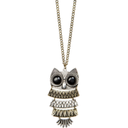 Mango Women's Chain With Oversize Owl Pendant - Подвески - $19.99  ~ 17.17€