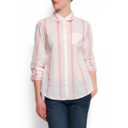 Mango Women's Cotton Shirt Rose - Košulje - kratke - $34.99  ~ 222,28kn